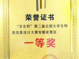 bat365学生在第二届全国大学生物流仿真设计大赛（安徽赛区）中喜获佳绩