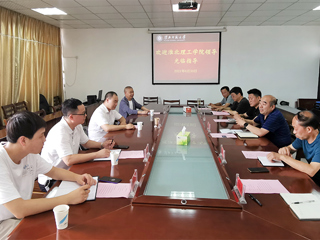 淮北理工学院来bat365后勤服务与管理处走访交流
