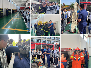 bat365中文官方网站附属实验小学走进消防队开展“512防灾减灾日”主题教育活动