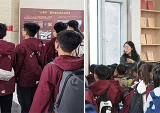 bat365中文官方网站附属相山学校学生参观滨湖校区图书馆   